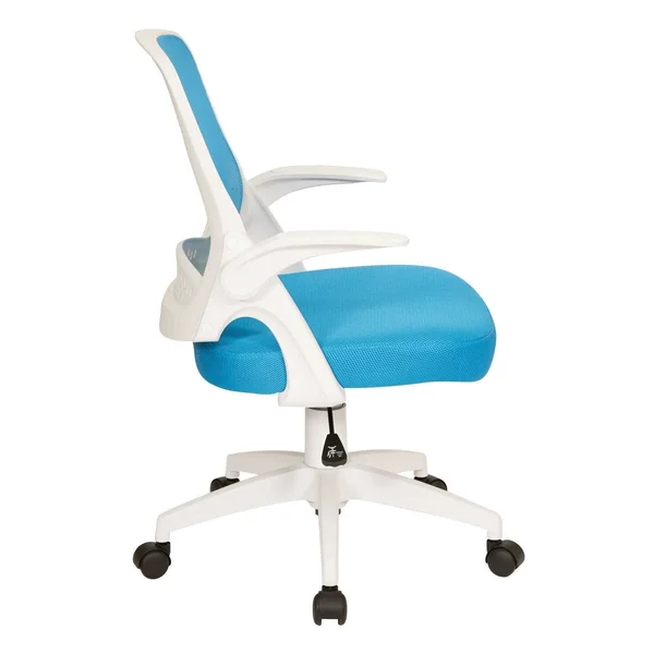 Ave Six Jackson Modern Desk Chair, Orange/White