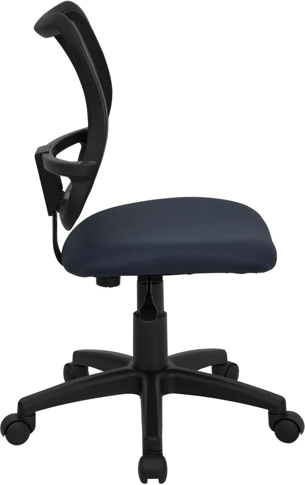 Flash Furniture Mid-Back Navy Blue Mesh Swivel Task Chair