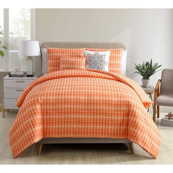 VCNY Home Ezra Reversible 5-Piece Comforter Set Full - Queen