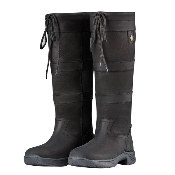 Dublin Ladies River Boots III Wide - 8, Black
