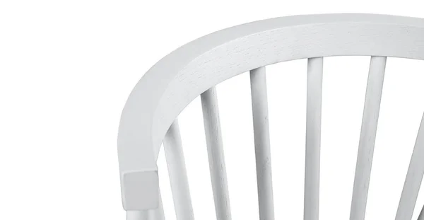 2x White Dining Chairs - Spindled Back, Article Rus Modern Furniture