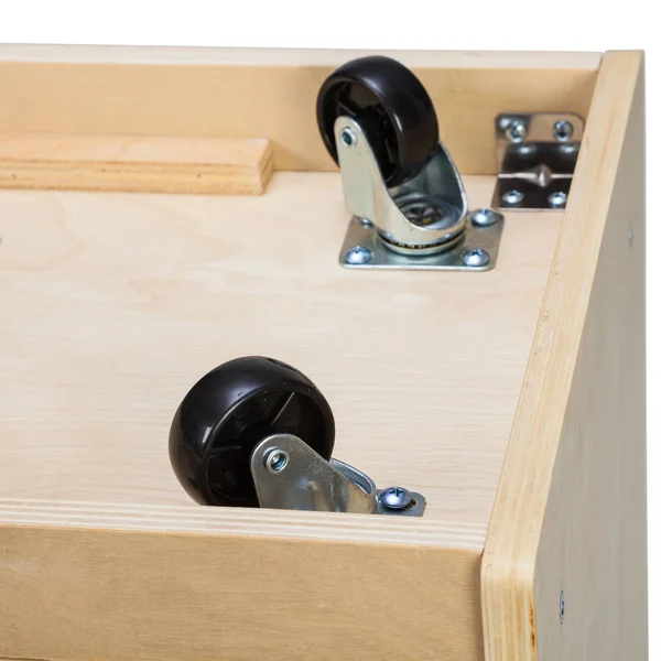 Ecr4kids Birch 30 Cubby Tray Cabinet