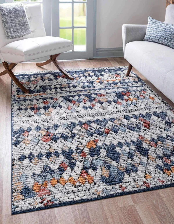 Unique Loom Atlas Morocco Rug - 4& 0 x 6& 0, Rectangular