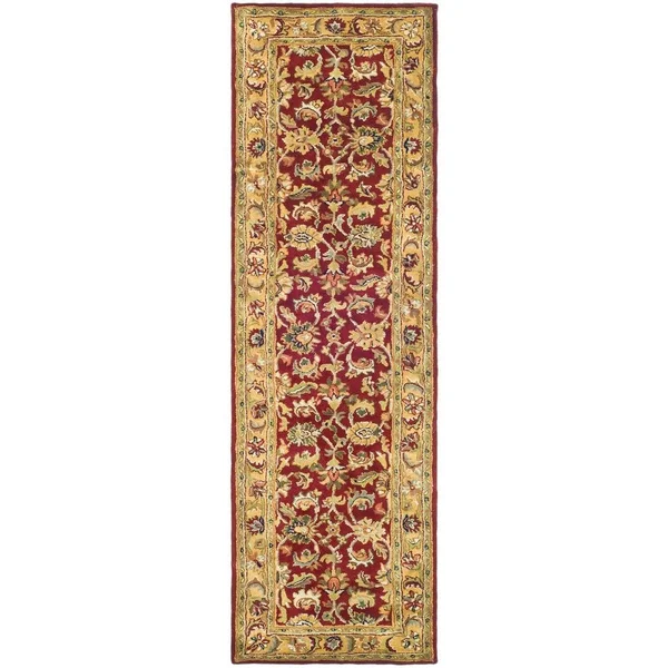 Safavieh Classic CL758C Red - Gold Rug 2&3x22 x 12& Runner