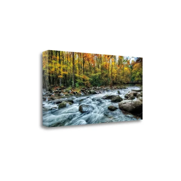 Copper Grove 'Painted Autumn' Fine Art Giclee Print on Gallery-Wrapped Canvas - 17 x 34