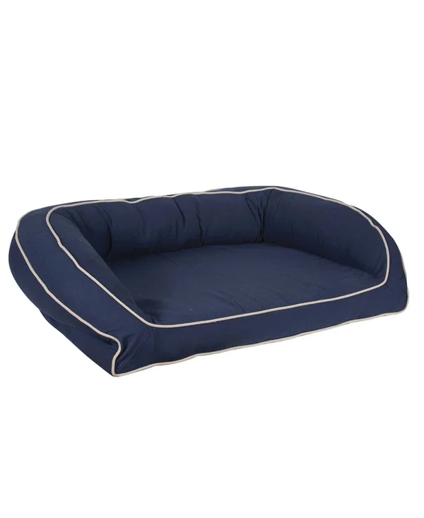 Carolina Pet Company Large/X-Large Barn Red Classic Canvas Bolster Bed