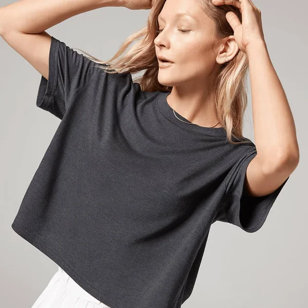 Allbirds Women's TrinoXO Tee - Relaxed Fit - Natural Grey, Size XXL