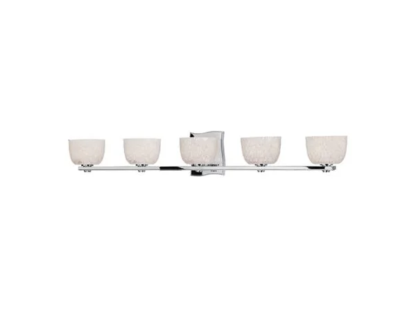 Hudson Valley 2665-PC Cove Neck 5 Light Bath BRACKET, Polished Chrome
