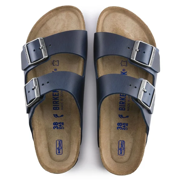 Birkenstock Arizona Oiled Leather Sandals, Iron, Size 42