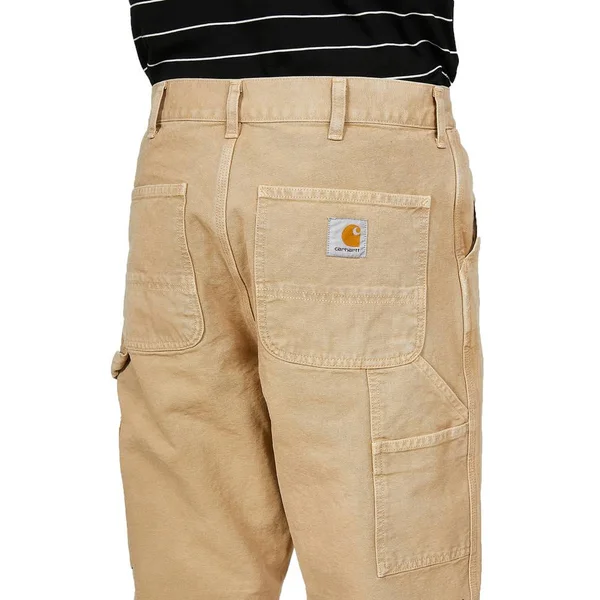 Carhartt WIP Single Knee Pant Dearborn Canvas, 12 oz - Dusty H Brown Worn Canvas - 38/34 - Men