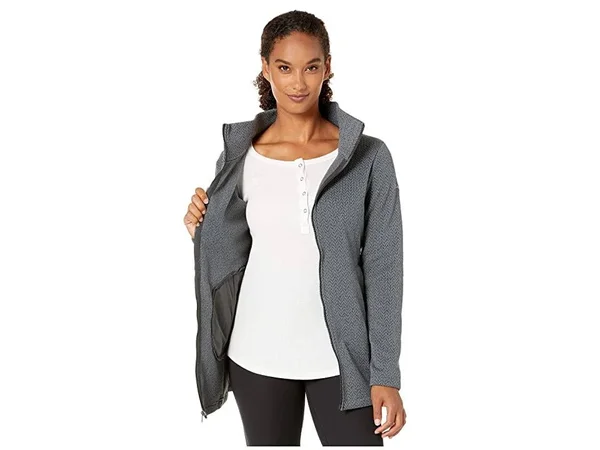 Under Armour Women's Rival Fleece Graphic LC Crew - Gray, XXL