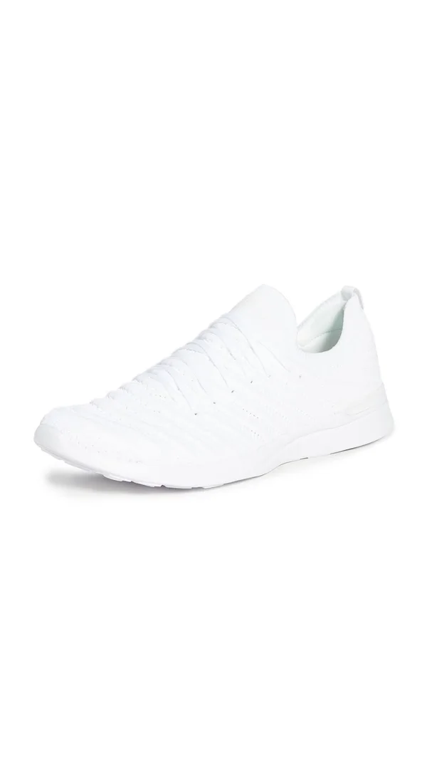APL Men's TechLoom Wave White Shoes in Size 8 - Athletic Propulsion Labs