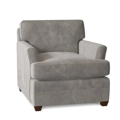 Aadi 35x22 Wide Armchair Wayfair Custom Upholstery Body Fabric: Empire Dove