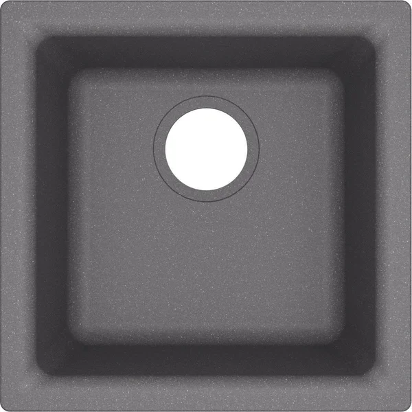 Elkay Quartz Classic ELG1616GS0 Greystone Single Bowl Dual Mount Bar Sink