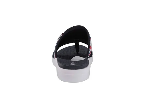 Bzees Chill Women's Shoes Navy/Red/White Vacation Stripe : 9 M
