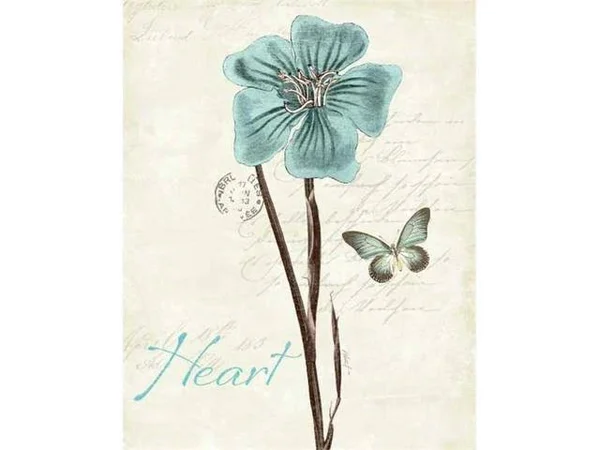 Tangletown Fine Art Slated Blue III by Katie Pertiet