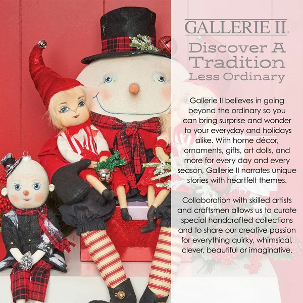 Gallerie II Wilber Santa with Cow Figurine
