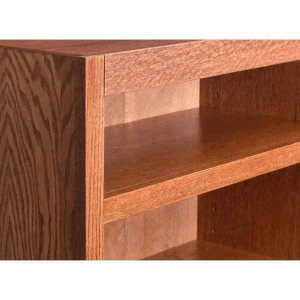Concepts in Wood Bookcase with Fix Shelf/Drawer, Dry Oak Finish