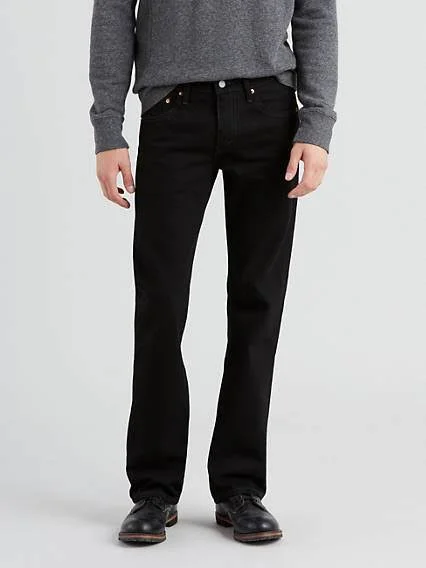 Levi&s 527 Slim Boot Cut Jeans - Black 34 36