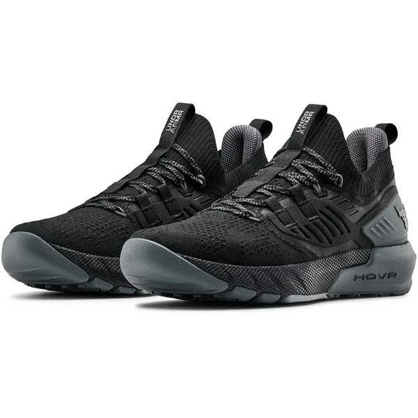 Under Armour Project Rock 3 Black/Grey Men's Training Shoes, Size: 9.5