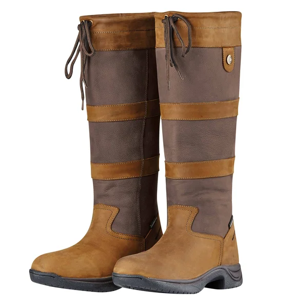 Dublin Ladies River Boots III Wide - 8, Black