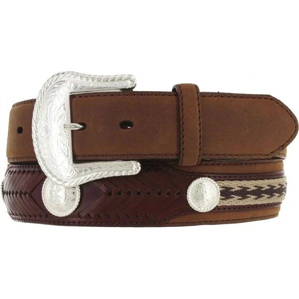 Tony Lama The Duke Center Applique Belt