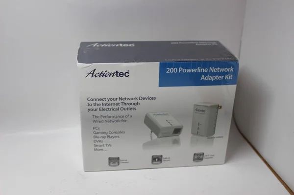 Actiontec 200 AV Powerline Network Adapter PWR200K01 Bridge - 200 Mbps - 2 Pack