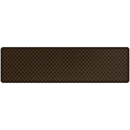 Newlife by GelPro Designer Comfort Kitchen Mat 30x108 Lattice Java - Size: 30 inch x 108 inch