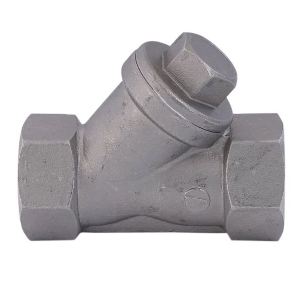 G 3x22 Stainless Steel Y-Strainer 0.6 mm Mesh 40 Bar