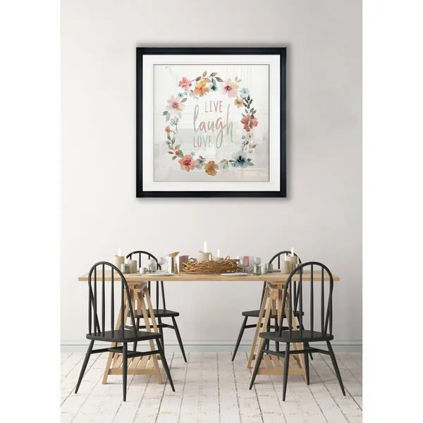 Live Laugh Love -Framed Giclee Print - 38x38