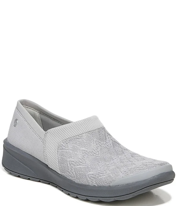 Bzees Women's GIA Slip on Shoes - Medium Grey - 6.5M