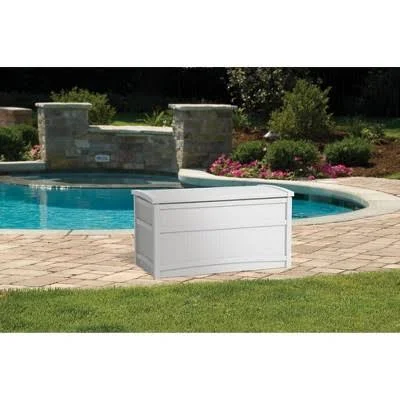 Suncast Resin Deck Box - White