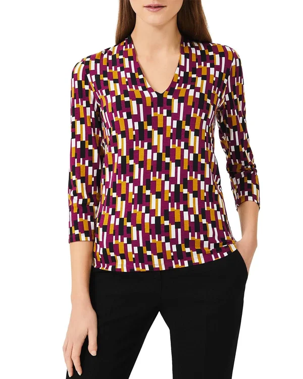 Hobbs London Women's Aimee Top - Brown - Size XL