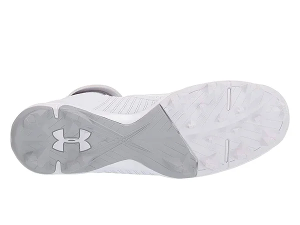 Under Armour Men's Harper 4 Mid RM Baseball Cleats - White - 7.5