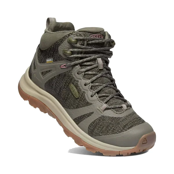 Keen Terradora II Mid Waterproof Boot 9, Dusty Olive/Nostalgia Rose (Women's)