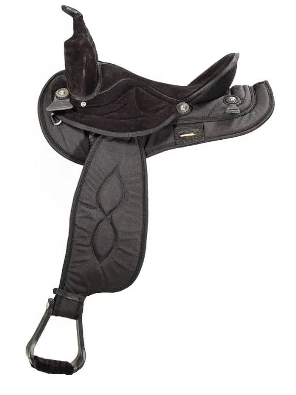 Big Horn Cordura Saddle 14inch - Black