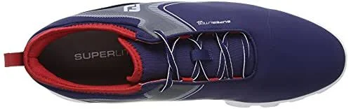 FootJoy Men's Golf Shoes, Navy White, 8