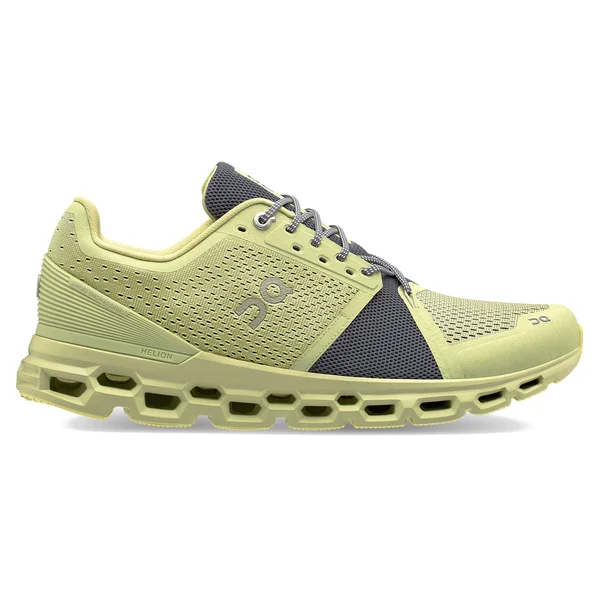on Cloudstratus Running Shoe - Men's Pistachio/Grey, 8.5
