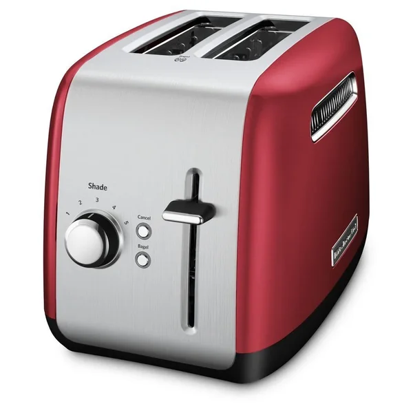 KitchenAid Refurbished 2-Slice Toaster with Manual Lift Lever - Empire Red - RKMT2115ER