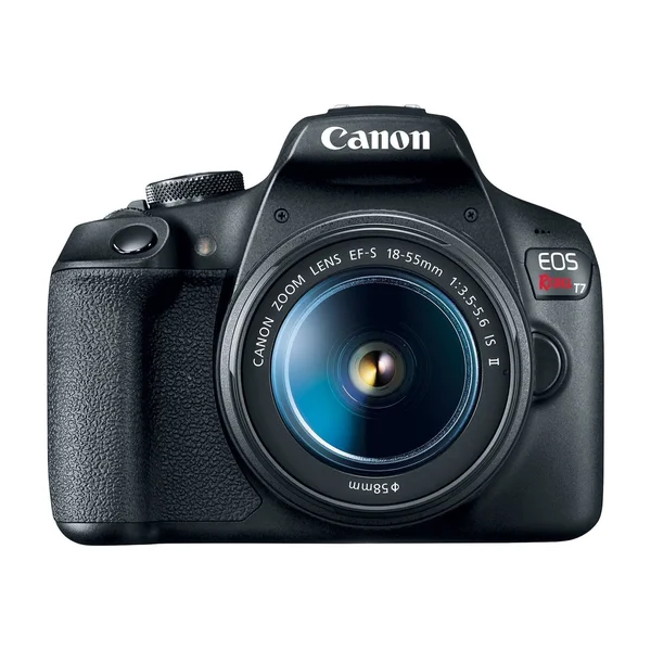 Canon EOS Rebel T7 24.1 MP SLR - Black - EF-S 18-55mm IS II and EF 75-300mm III Lenses