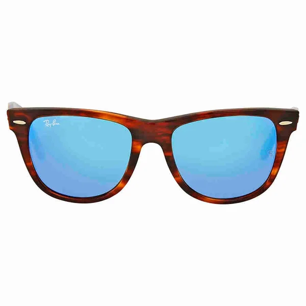 Ray-Ban Original Wayfarer Bicolor Sunglasses - Tortoise Frame/Blue Lens