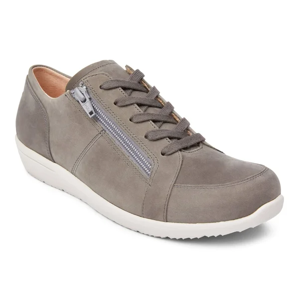 Vionic Abigail Lace Up Slate Nubuck - 8.5, M