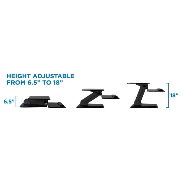 Mount-it! Height Adjustable Sit-Stand Desk CONVERTER, 33 lbs Capacity MI-7916