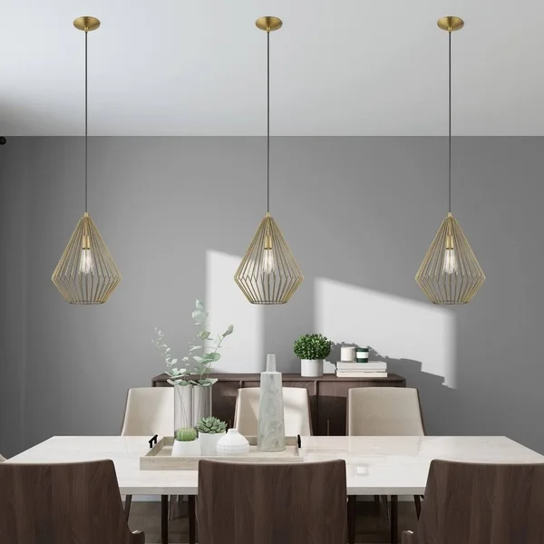 Livex Lighting 41325-03 1-Light Mini Pendant, White