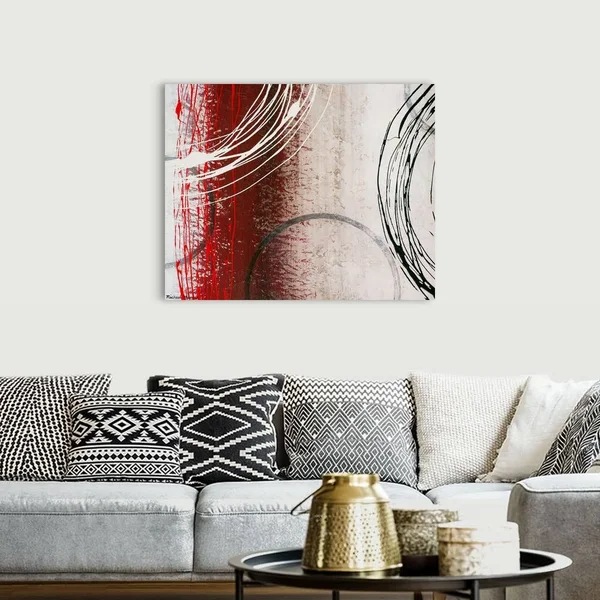 Tricolored Gestures II, Canvas Wall Art, 45x36, Great Big Canvas