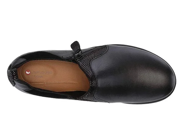 Clarks Women's Un Adorn Zip Slip-On, Size: 5.5, Black