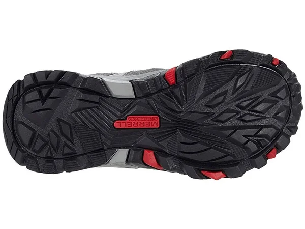 Merrell Kid's Trail Quest, Size: 10.5, Grey/Red/Black