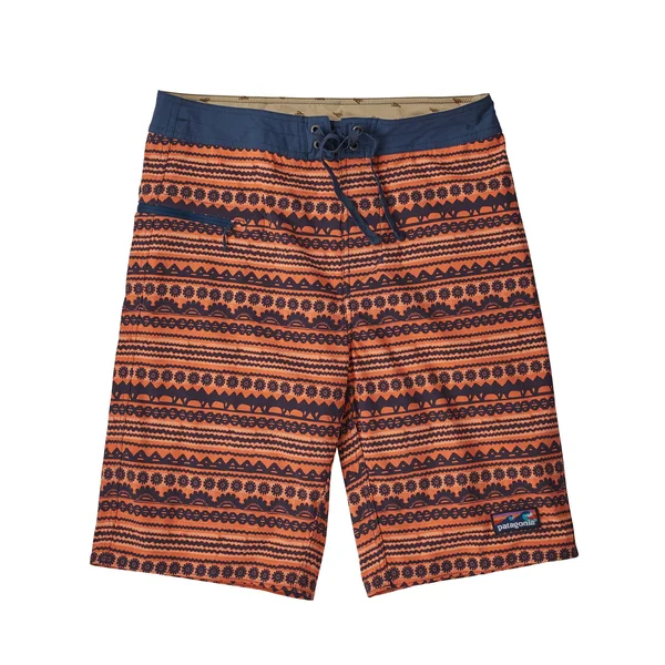 Patagonia Stretch Wavefarer Boardshorts 21 In Mens SIAPO: SUNSET ORANGE