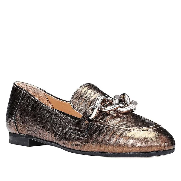 Donald Pliner Balton Metallic Leather Loafer
