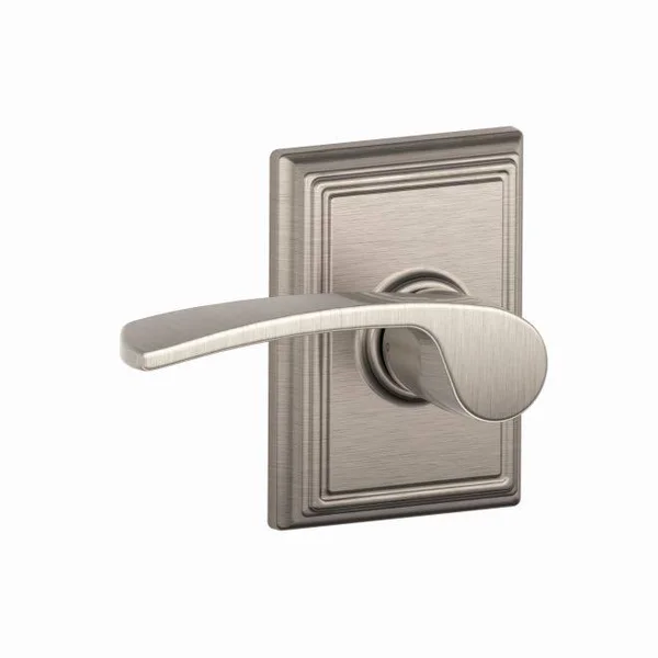 Schlage F10 Mer 619 Add F10 Merano Passage Lever Lock w/Addison Trim F
